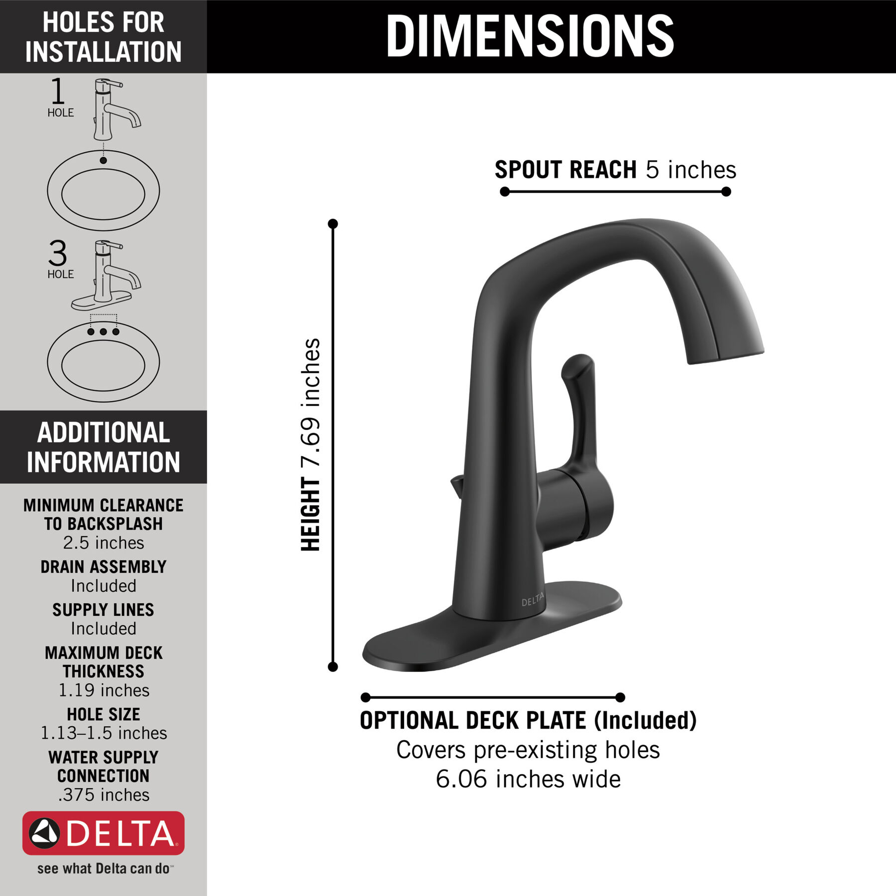 Centerset Bathroom Faucet (Recertified)