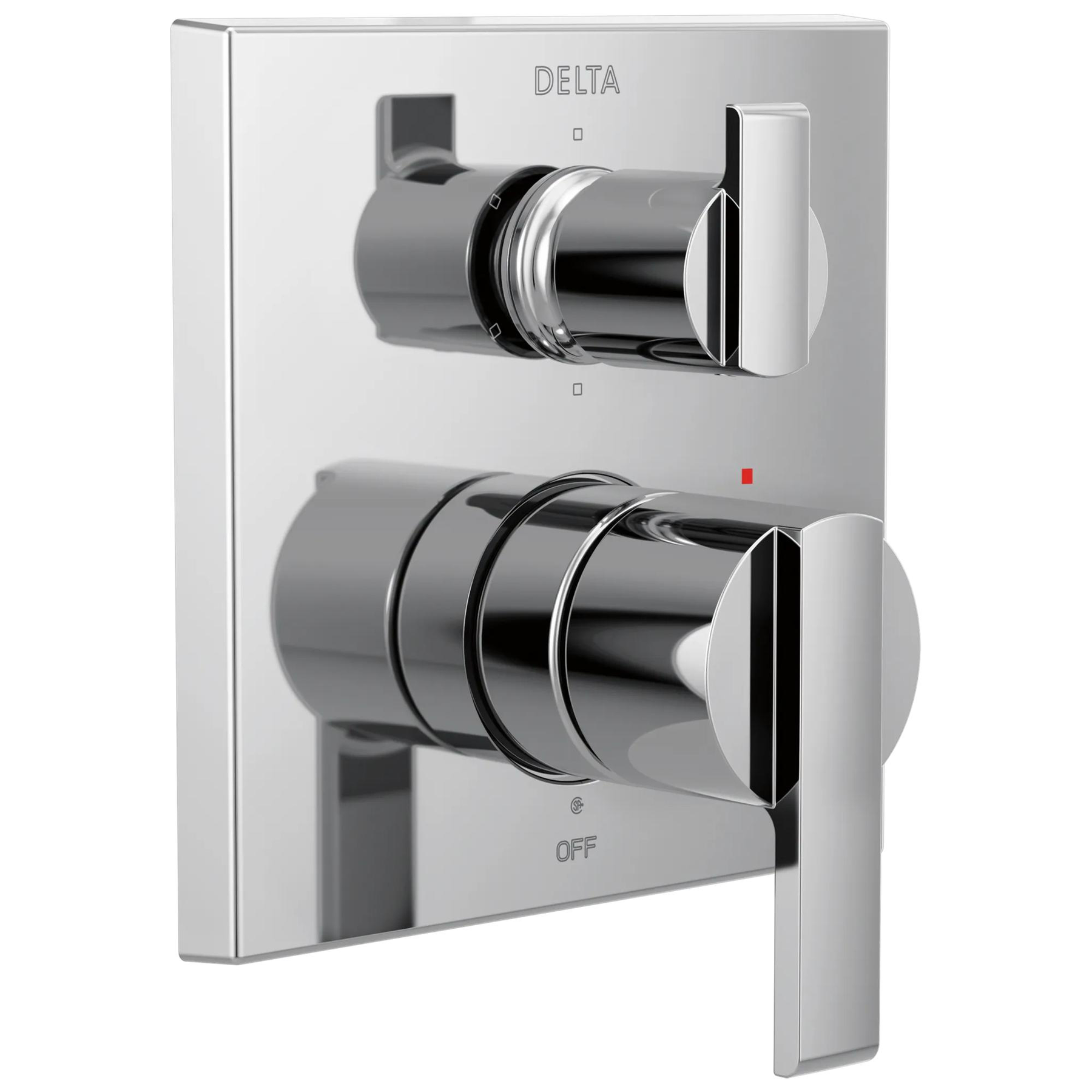 Angular Modern Monitor&reg; 14 Series Valve Trim with 6-Setting Integrated Diverter