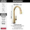 Single Handle Pull-Down Kitchen Faucet With Touch<sub>2</sub>O&reg;  Technology