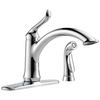 Single Handle Kitchen Faucet with Spray