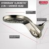 HydroRain&reg; H<sub>2</sub>Okinetic&reg; In2ition&reg; 5-Setting Two-in-One Shower