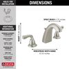 Two Handle Widespread Bathroom Faucet (Recertified)