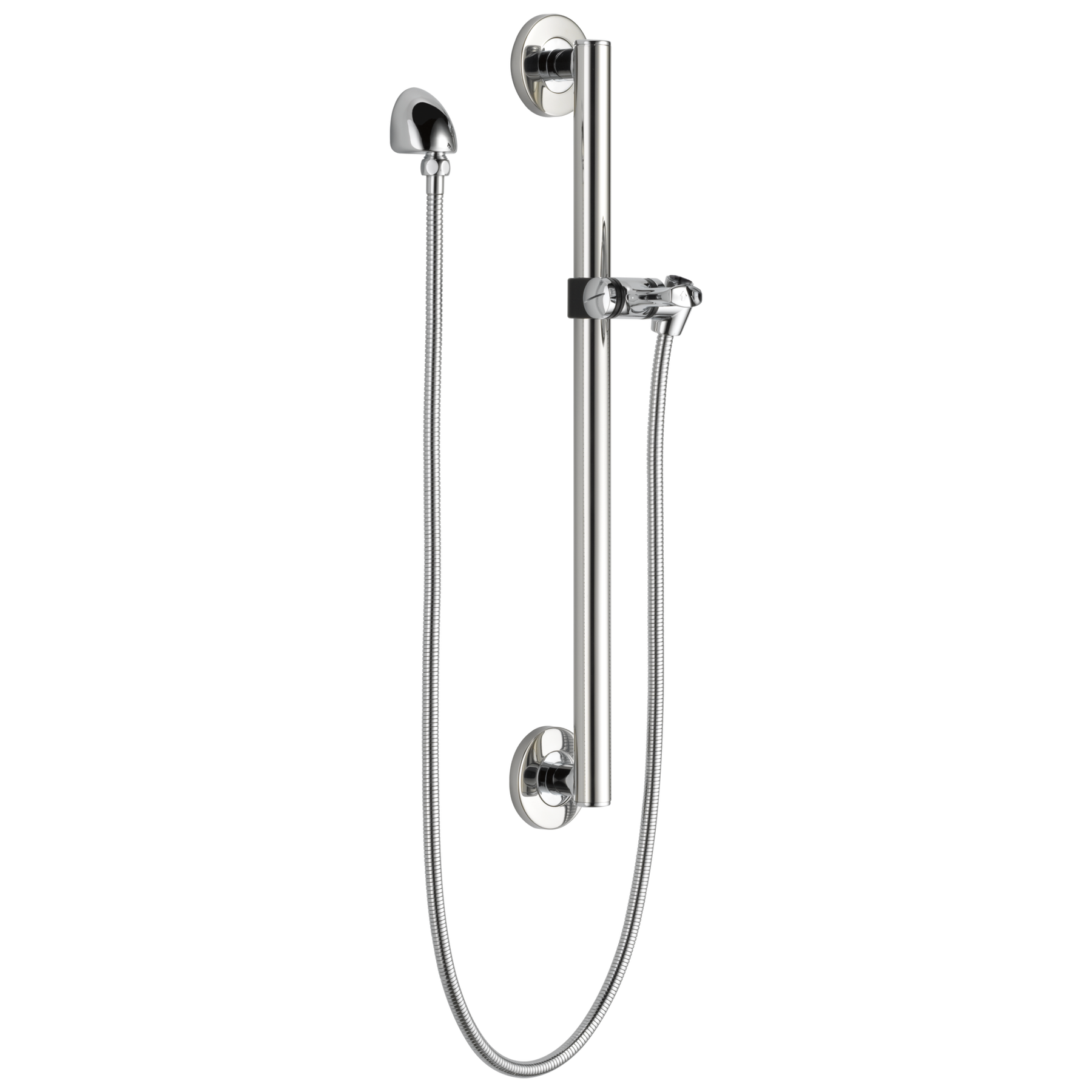 Adjustable Slide Bar / Grab Bar Assembly with Elbow