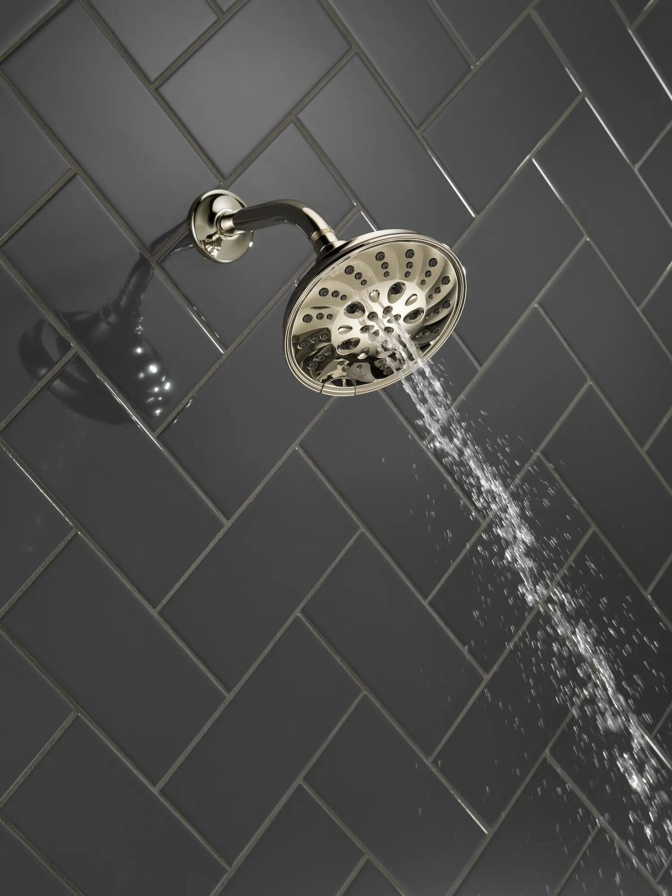 H<sub>2</sub>Okinetic&reg; 5-Setting Traditional Raincan Shower Head