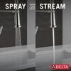 Single Handle Pull-Down Kitchen Faucet With Spring Spout