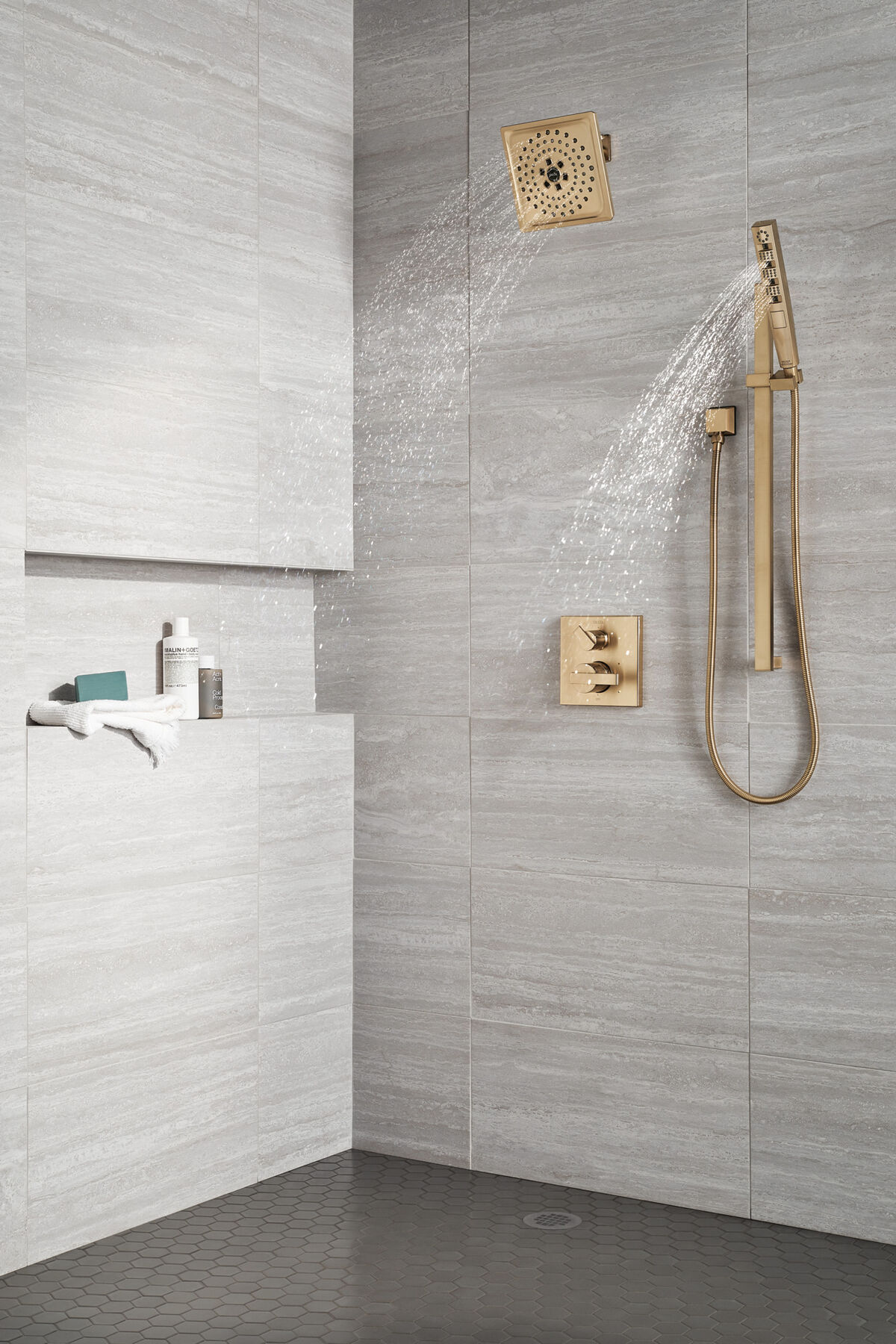 H<sub>2</sub>Okinetic&reg; Hand Shower 1.75 GPM w/Slide Bar 4S