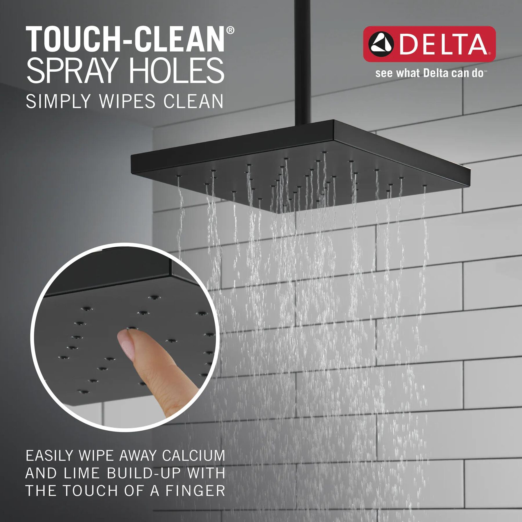 H2Okinetic&reg; Single Setting Shower Head with Ultrasoak&reg;
