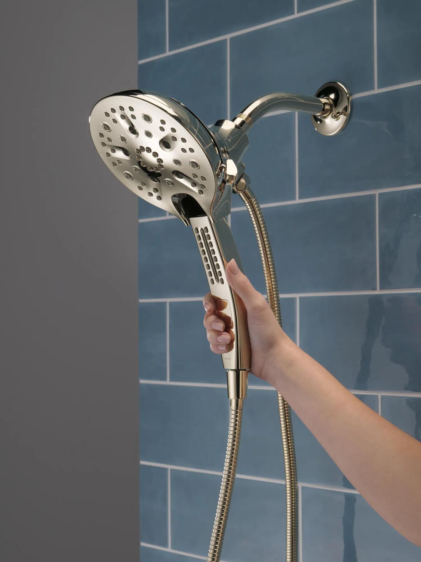 In2ition&reg; H<sub>2</sub>Okinetic&reg; 5-Setting Two-in-One Shower