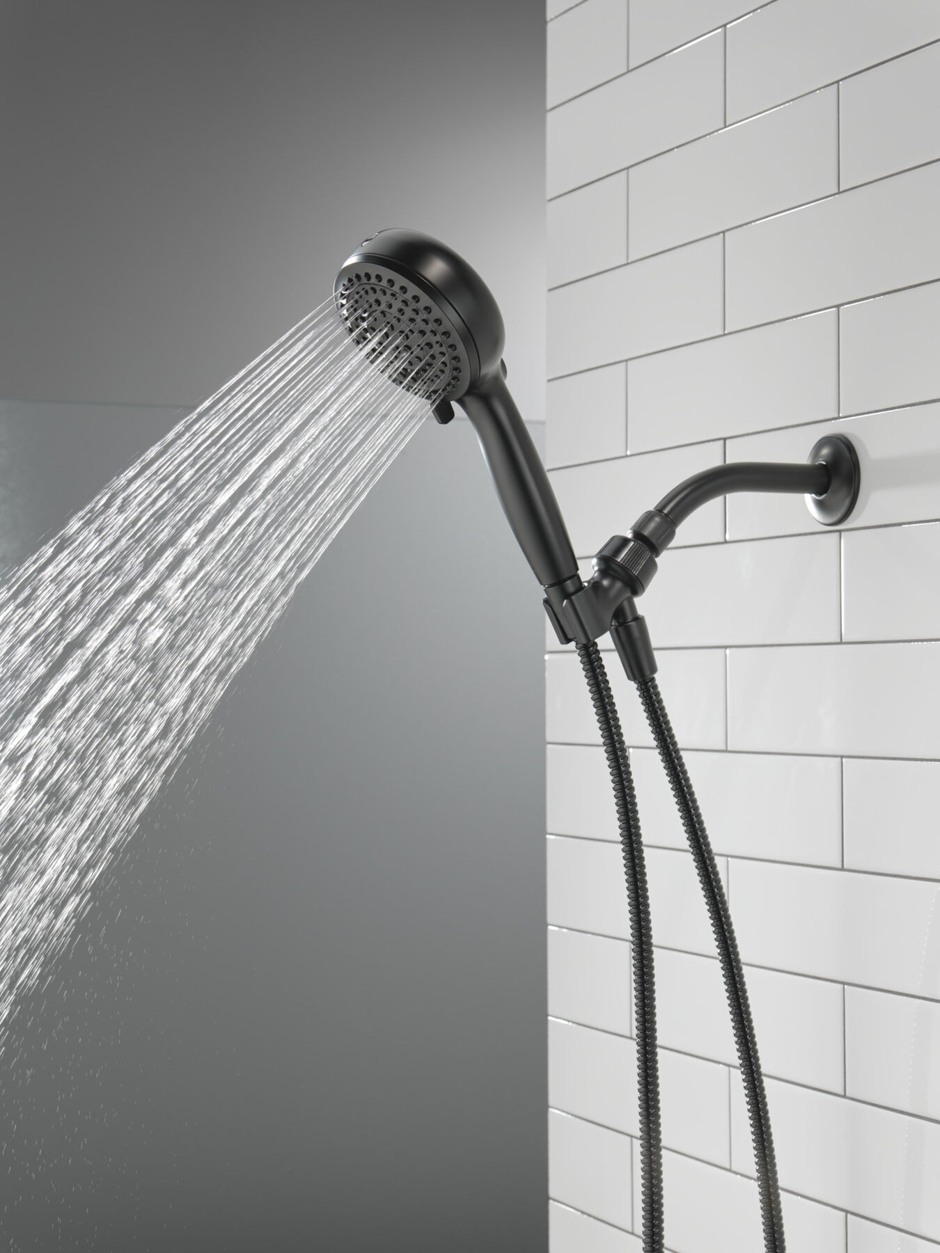 6-Setting Hand Shower with Cleaning Spray