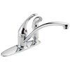 Single Handle Kitchen Faucet with Integral Spray (Recertified)