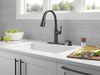 Single Handle Pull-Down Kitchen Faucet with Soap Dispenser and ShieldSpray Technology