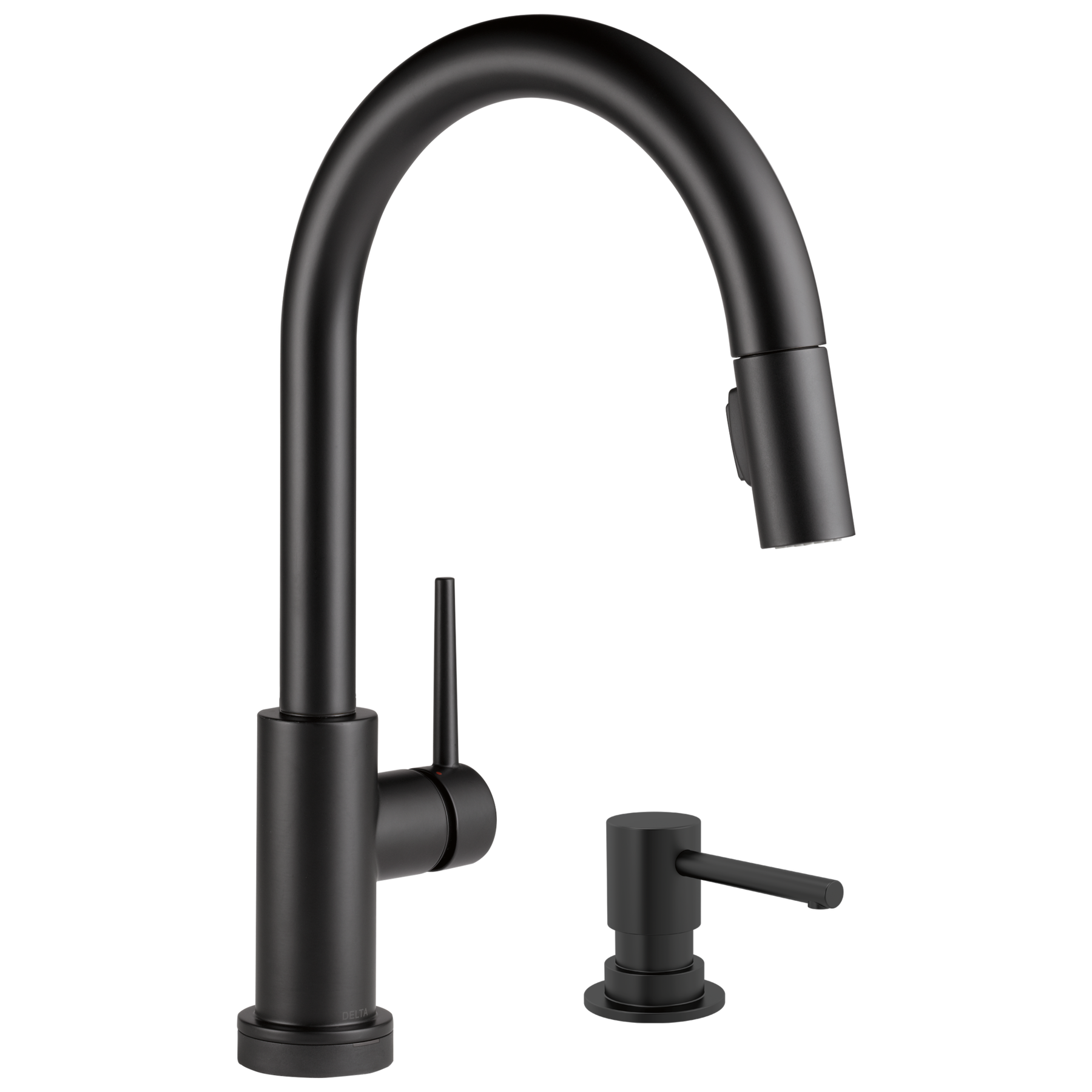 Touch2O with Touchless Technology Single Handle Pull-Down Kitchen Faucet with Soap Dispenser