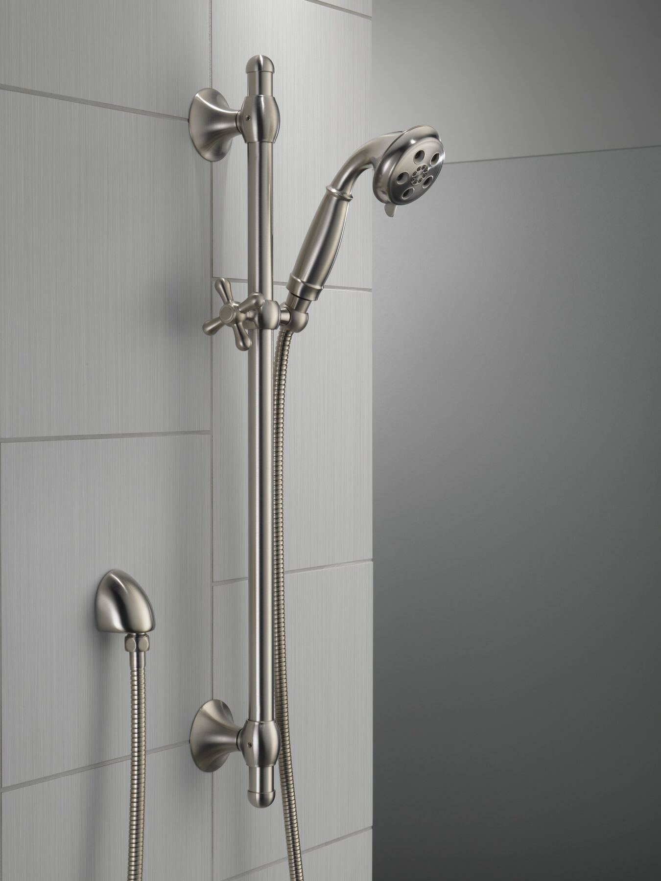 H<sub>2</sub>Okinetic&reg; 3-Setting Slide Bar Hand Shower