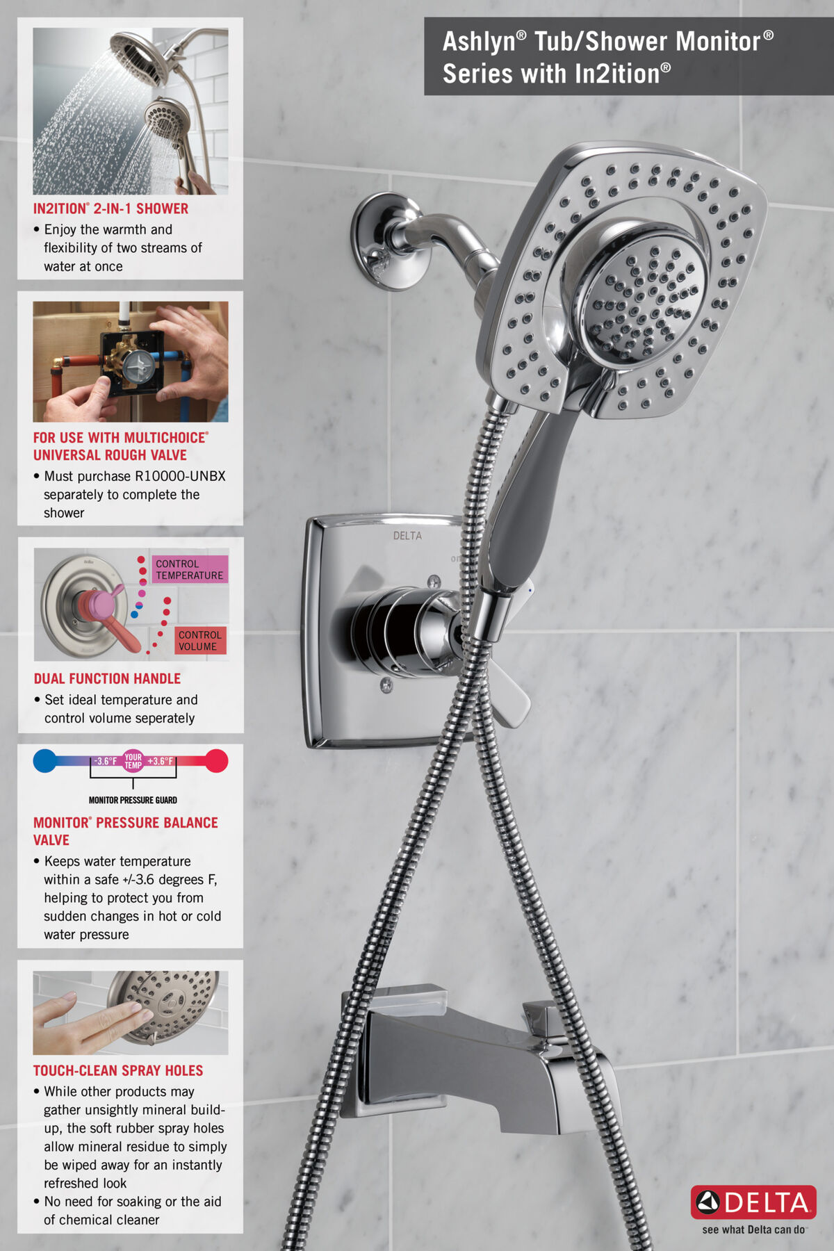 In2ition&reg; Tub/Shower Trim 17S (Recertified)