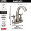 Two Handle Centerset Bathroom Faucet