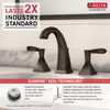Two Handle Widespread Bathroom Faucet