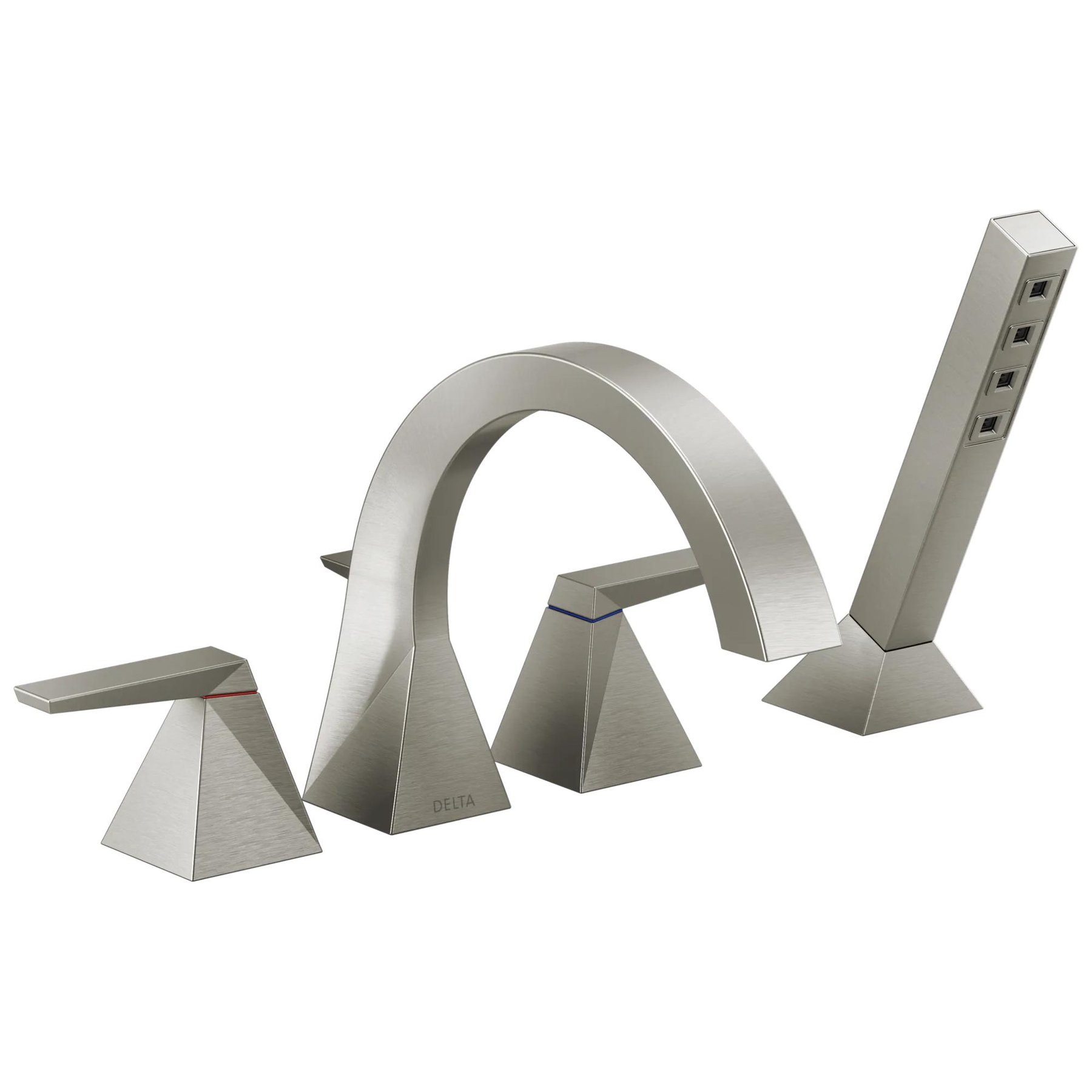 Two-Handle Roman Tub Trim with Hand Shower (Recertified)
