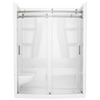 60x32 Alcove Shower Bundle w Door - Left Seat Right Drain Curve