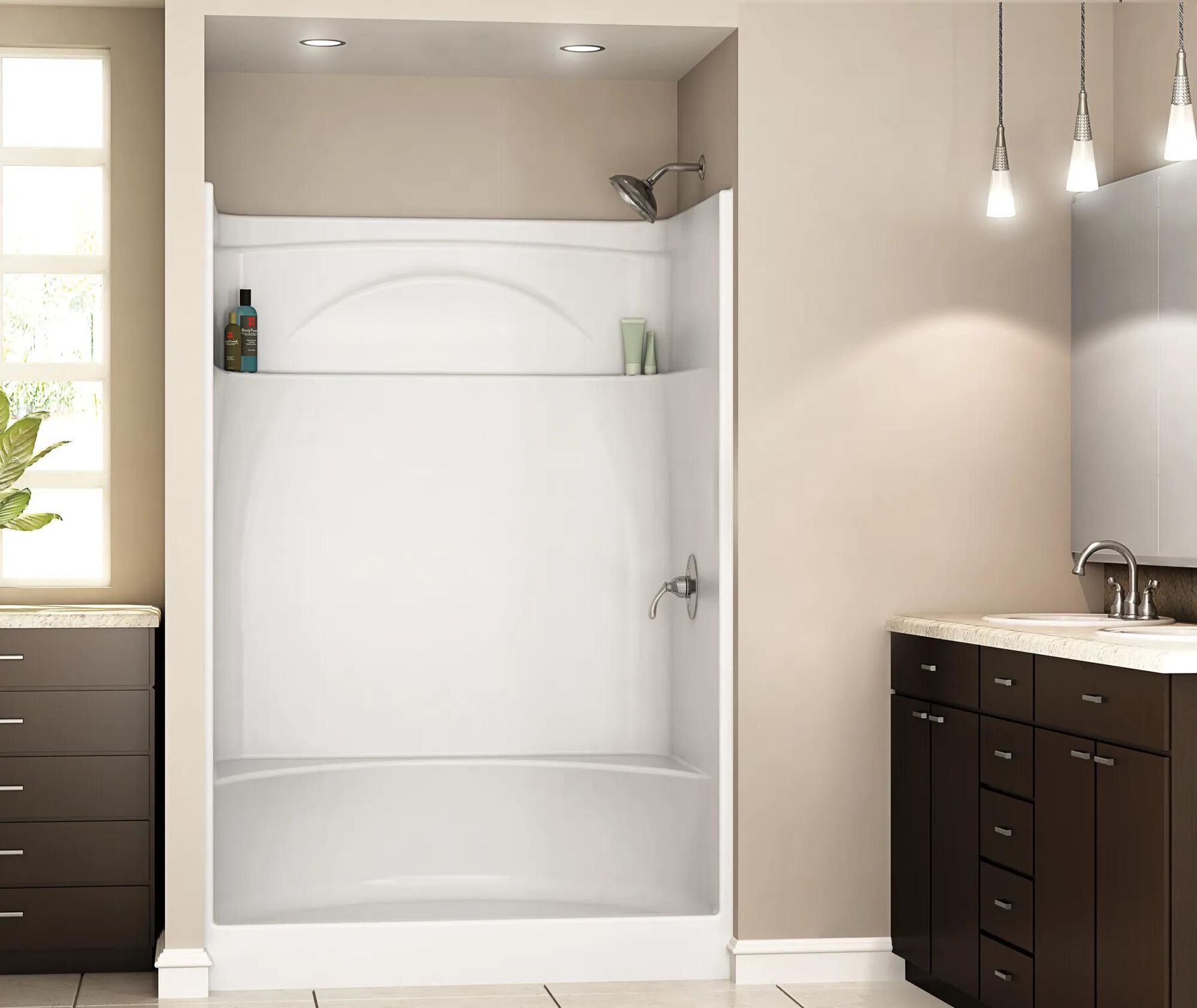 48" x 36" One Piece Shower