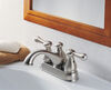 Two Handle Centerset Lavatory Faucet - Metal Pop-Up