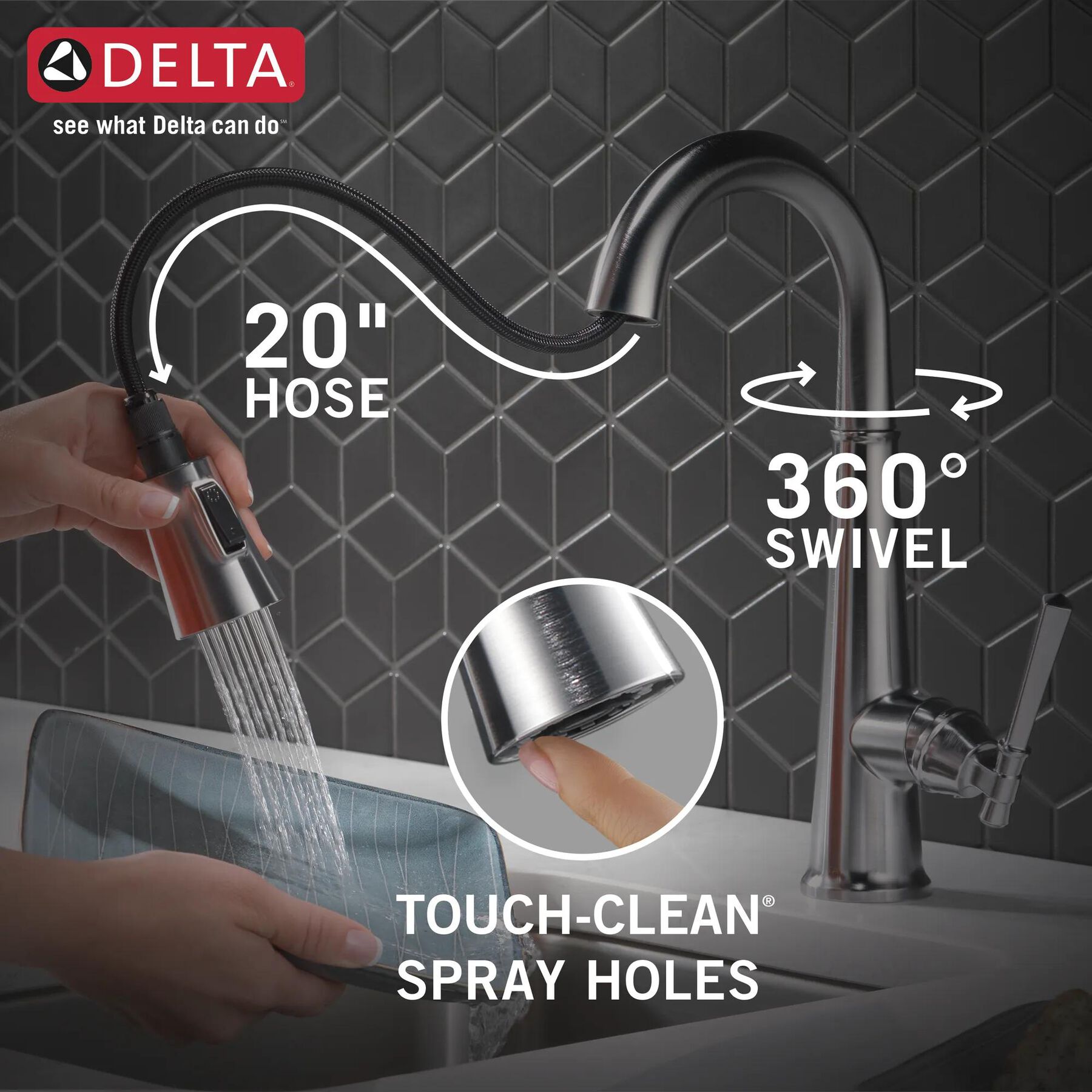 Single Handle Pull-Down Bar/Prep Faucet