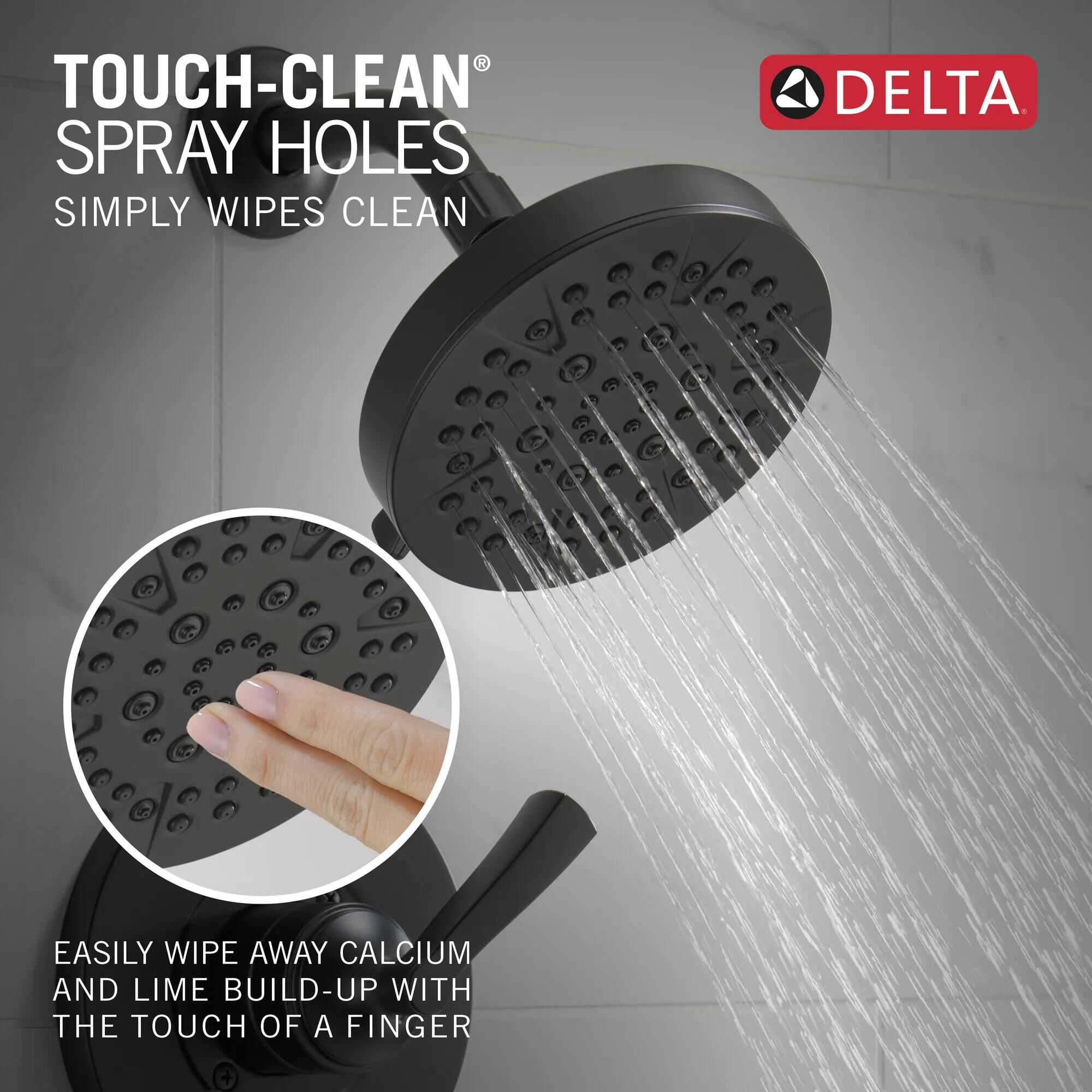 Monitor® 14 Series Tub and Shower in Matte Black 144822-BL | Delta