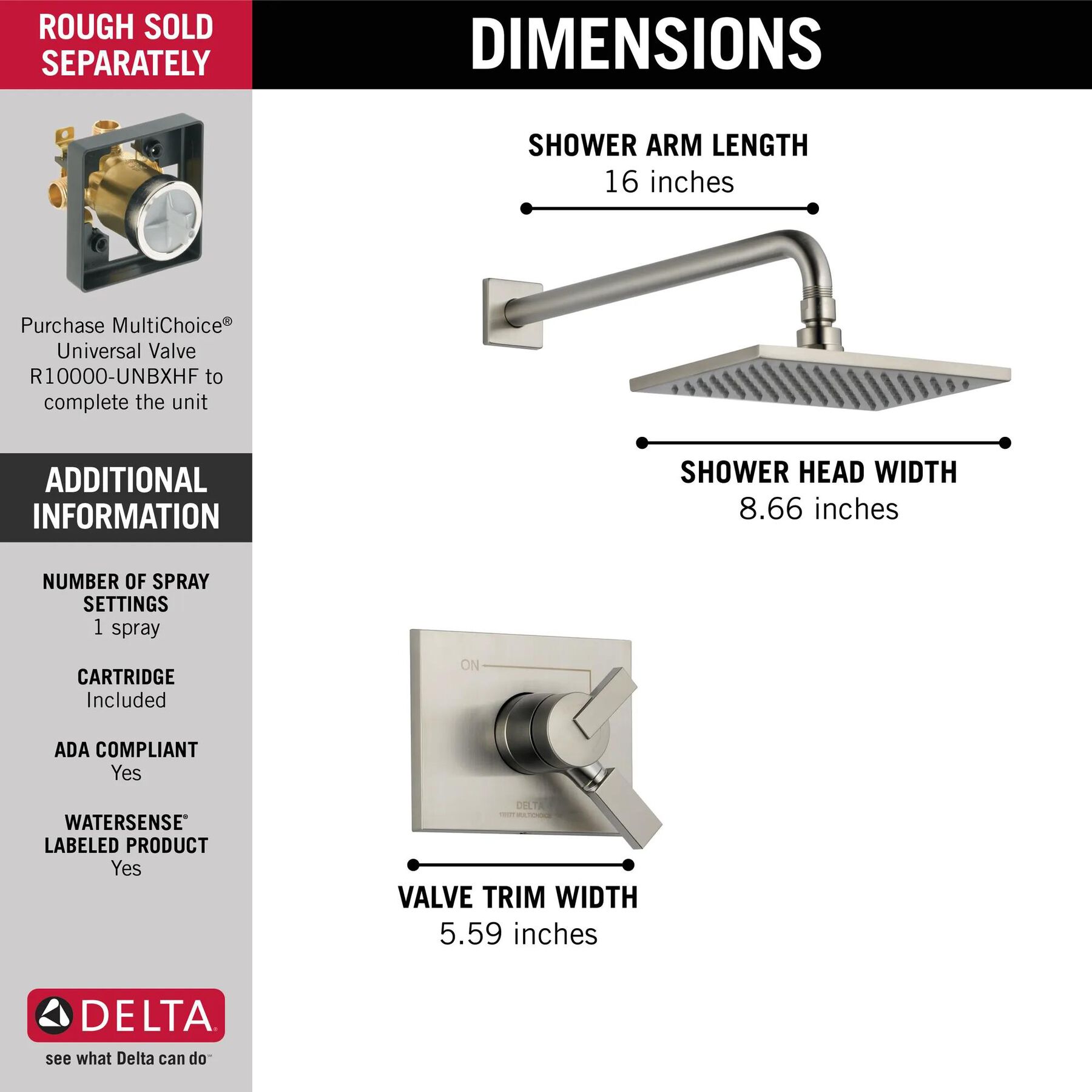 Monitor&reg; 17 Series Shower Trim (Recertified)