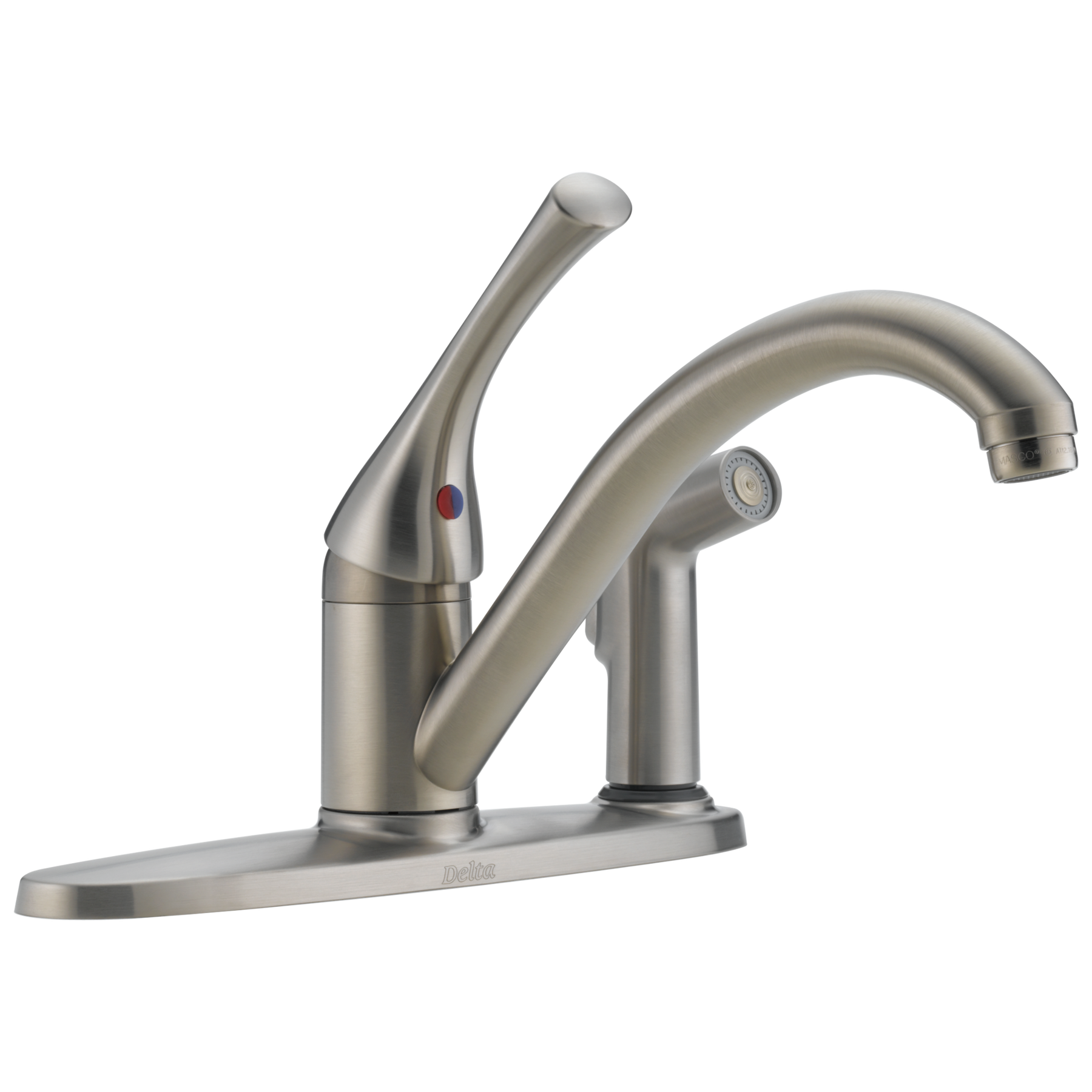 Single Handle Kitchen Faucet with Integral Spray (Recertified)