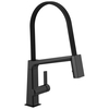 Single Handle Exposed Hose Kitchen Faucet
