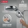 HydroRain&reg; H<sub>2</sub>Okinetic&reg; 5-Setting Two-in-One Shower Head