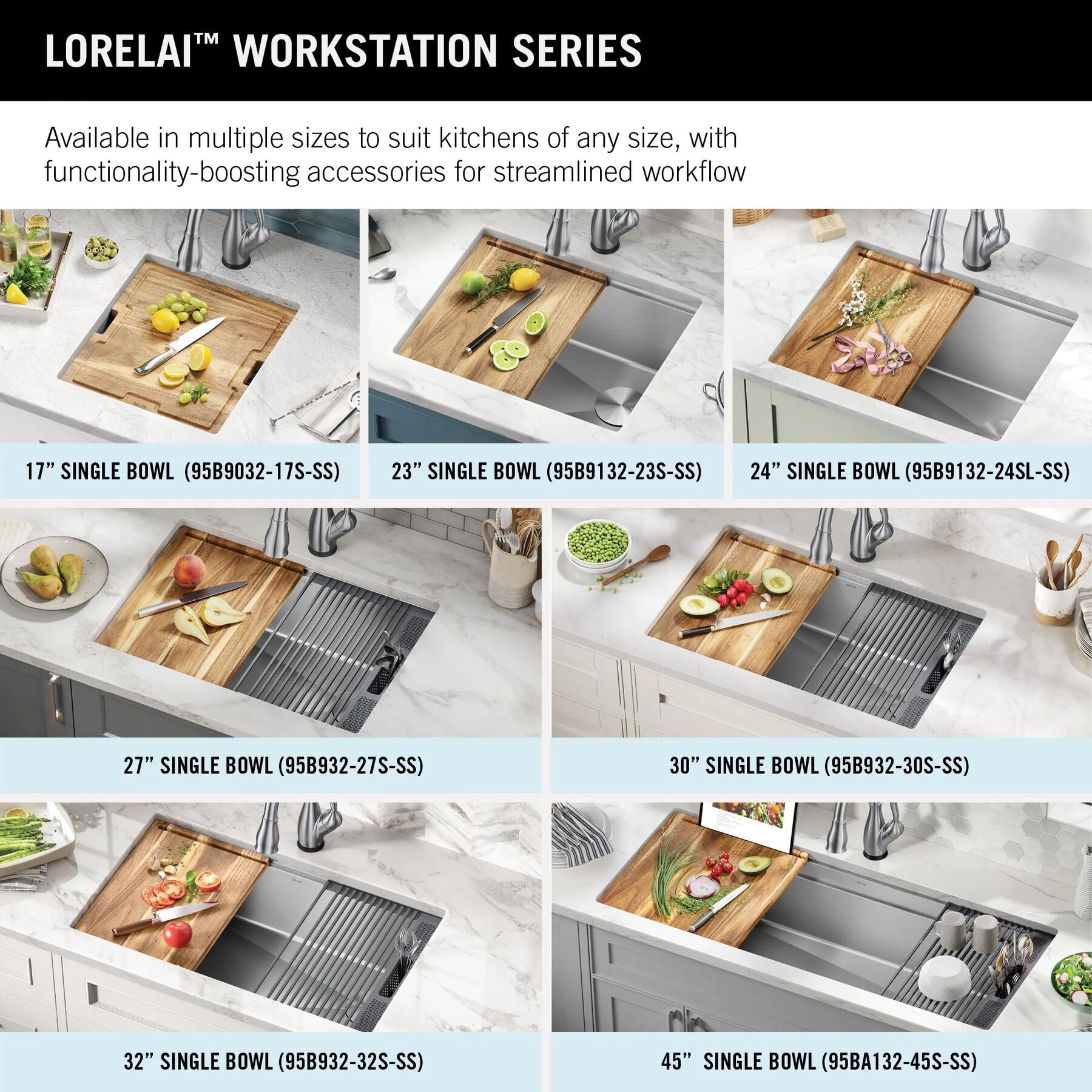 24&rdquo; Workstation Undermount Single Bowl 16 Gauge Stainless Steel&nbsp;Laundry&nbsp;Utility&nbsp;Kitchen Sink with&nbsp;WorkFlow&trade; Ledge and Accessories