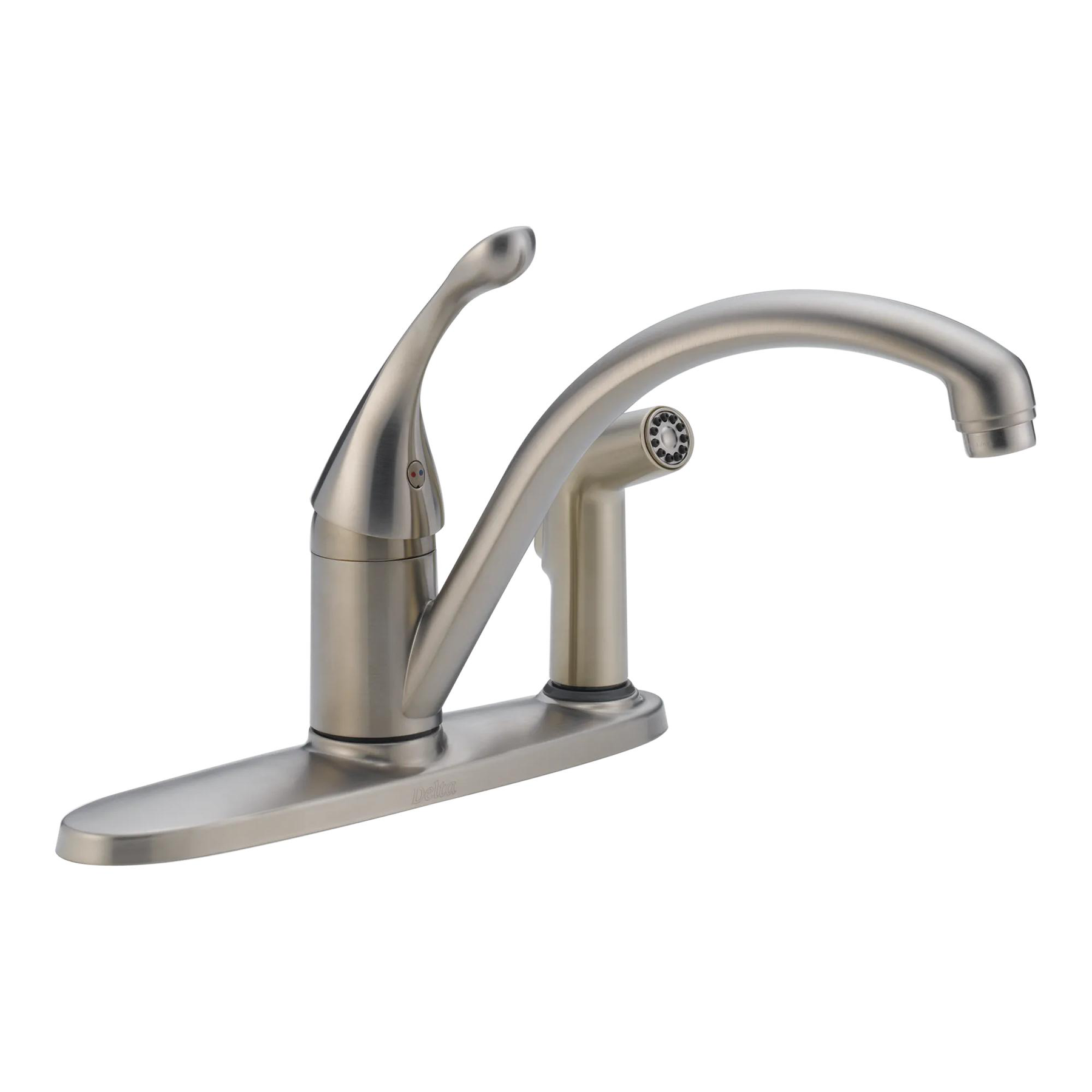 Single Handle Kitchen Faucet with Integral Spray