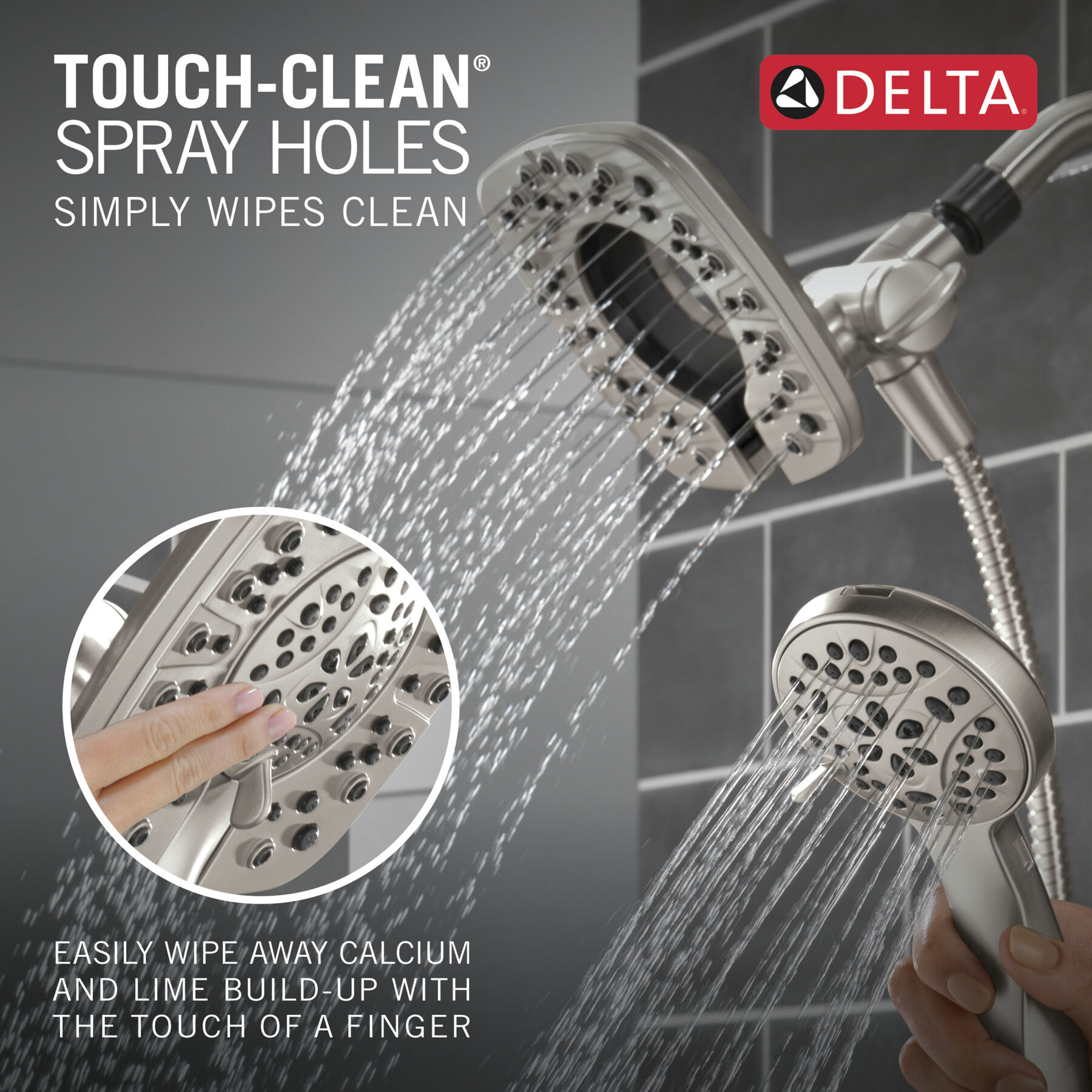 Centerset Lavatory Faucet with 14 Series Tub Shower Trim Bundle