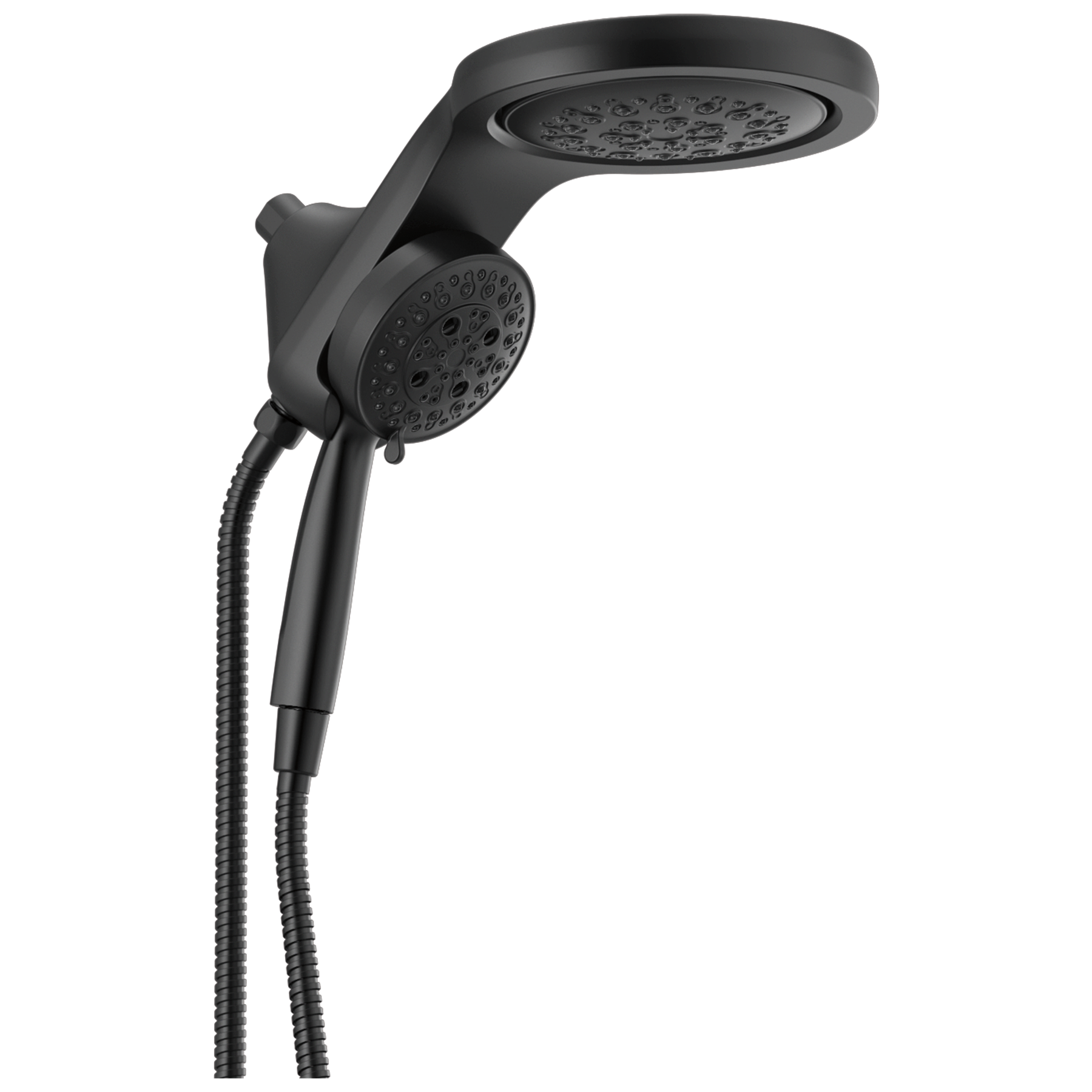 HydroRain&reg; H<sub>2</sub>Okinetic&reg; 5-Setting Two-in-One Shower Head (Recertified)