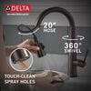 Single Handle Pull-Down Kitchen Faucet with Touch<sub>2</sub>O&reg; Technology