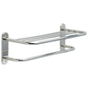 24" Metal Towel Shelf with One Bar, Exposed Mounting