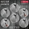 In2ition&reg; H<sub>2</sub>Okinetic&reg; 5-Setting Two-in-One Shower (Recertified)