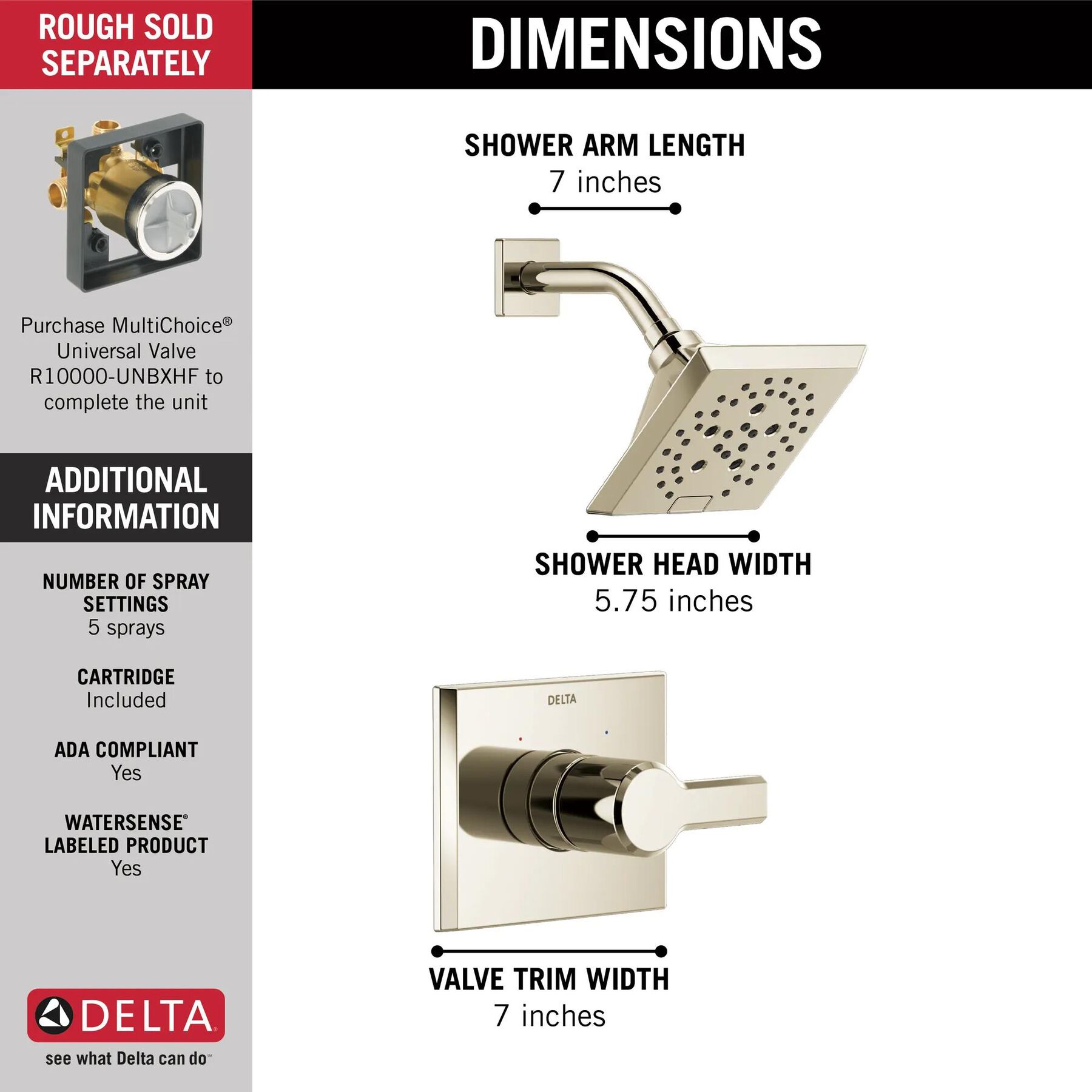 Monitor&reg; 14 Series H<sub>2</sub>Okinetic&reg; Shower Trim