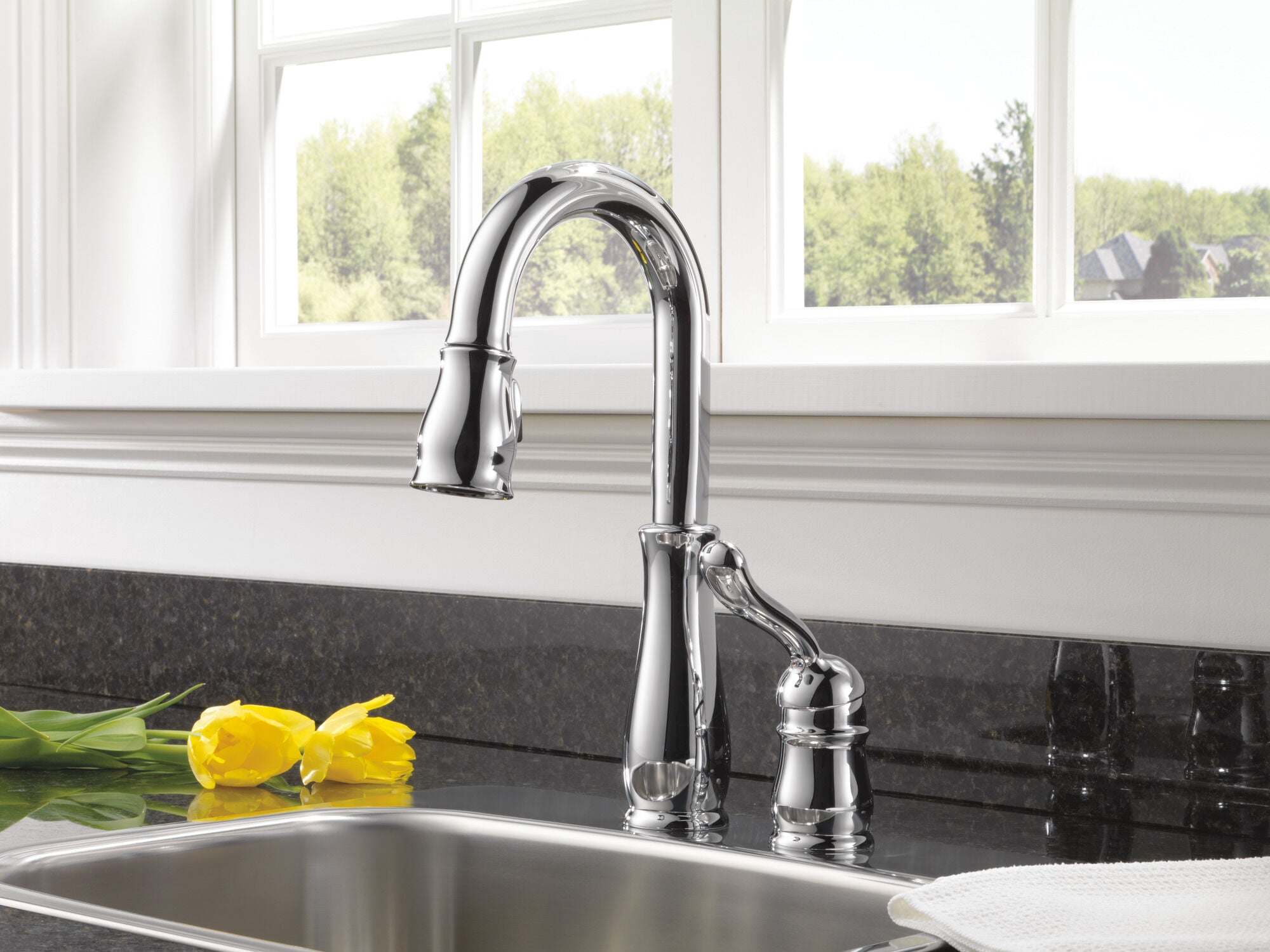 Single Handle Pull-Down Bar / Prep Faucet in Chrome 9978-DST
