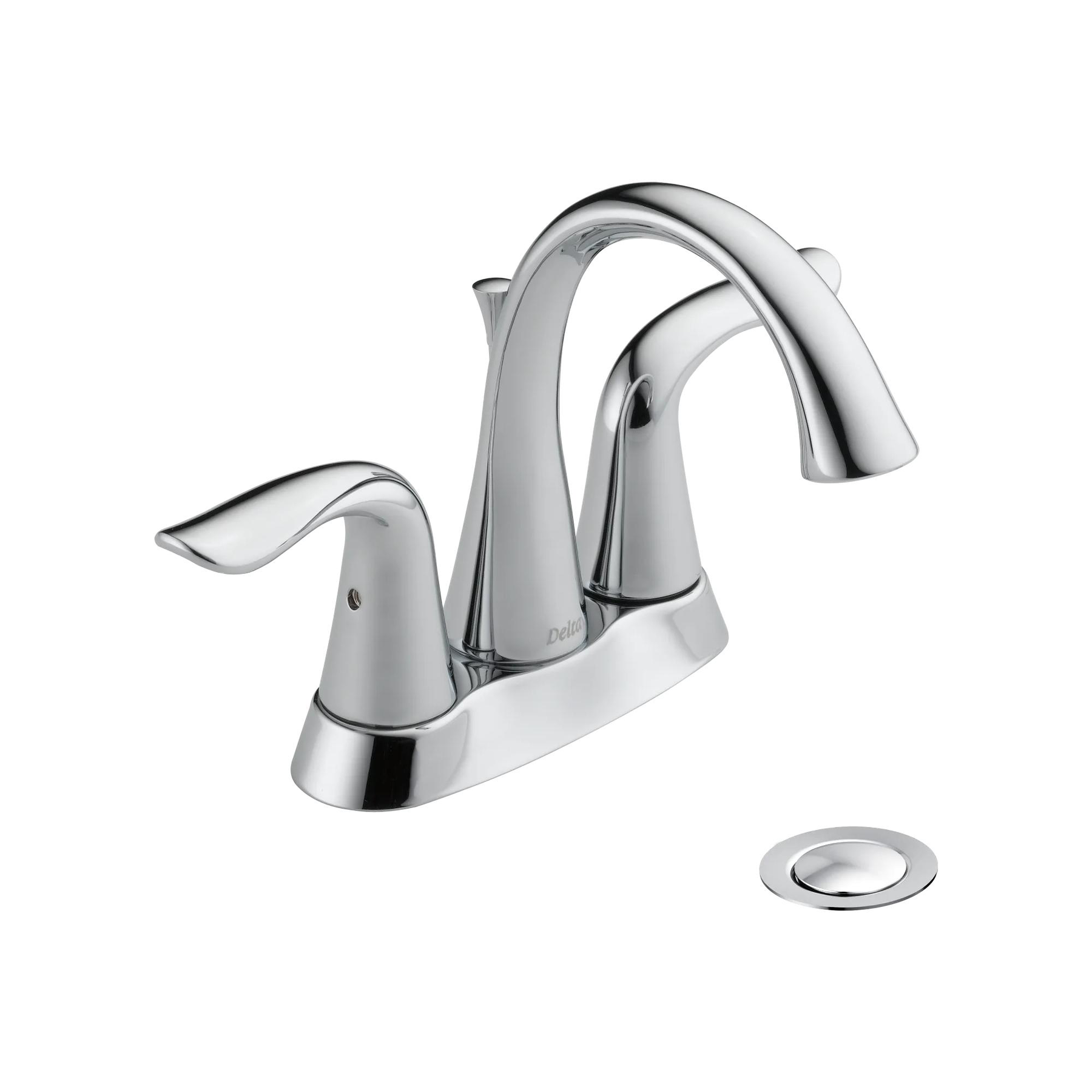 Two Handle Centerset Bathroom Faucet (Recertified)