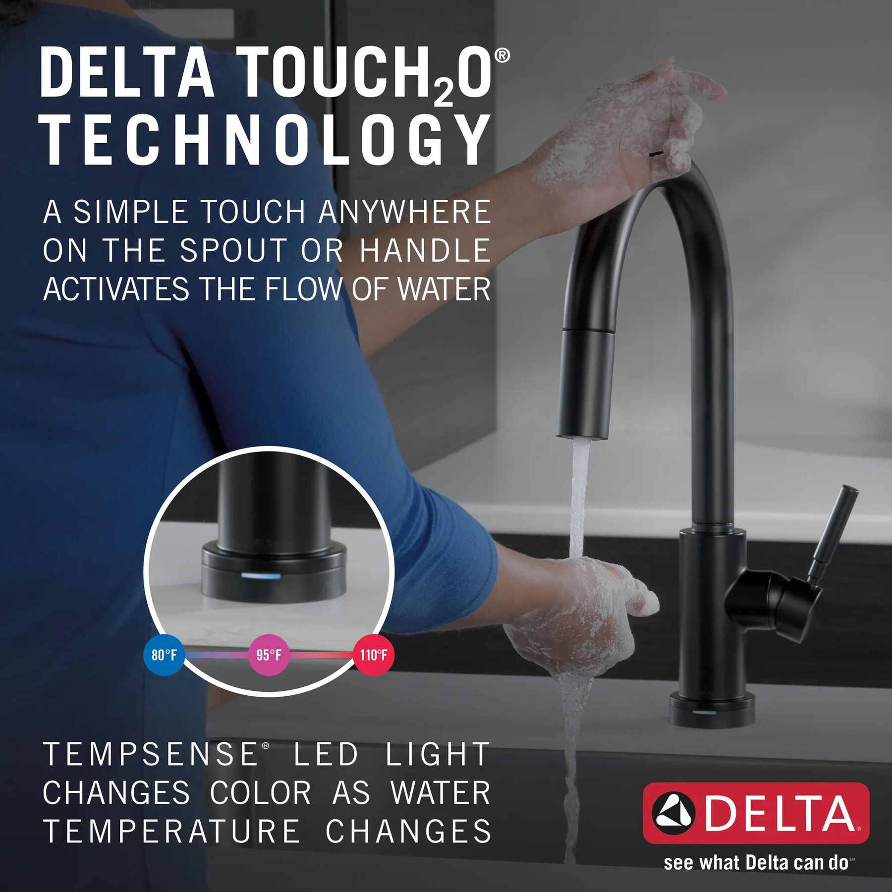 Touch<sub>2</sub>O&reg;  Pull-Down Kitchen w/Soap (Recertified)
