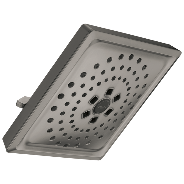 H2Okinetic® 3-Setting Raincan Shower Head in Lumicoat® Black