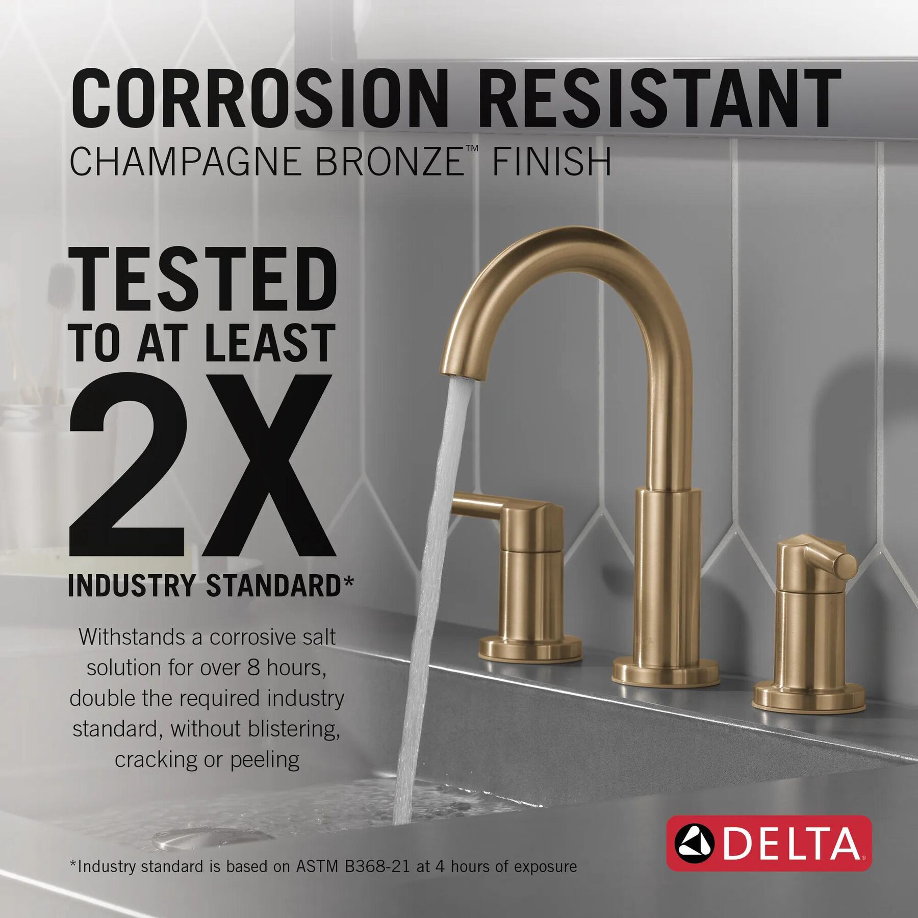 Two Handle Widespread Bathroom Faucet