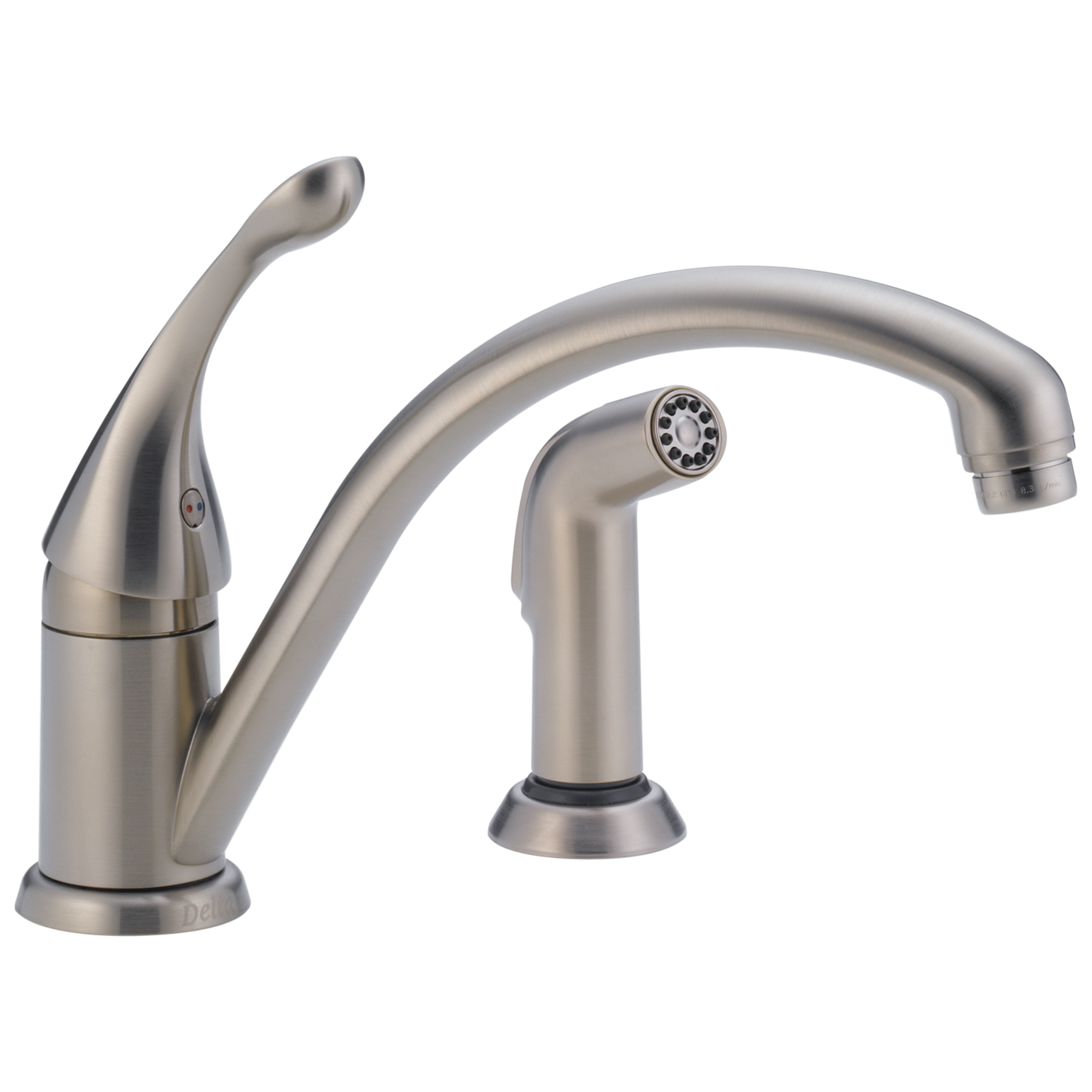 Single Handle Kitchen Faucet with Spray