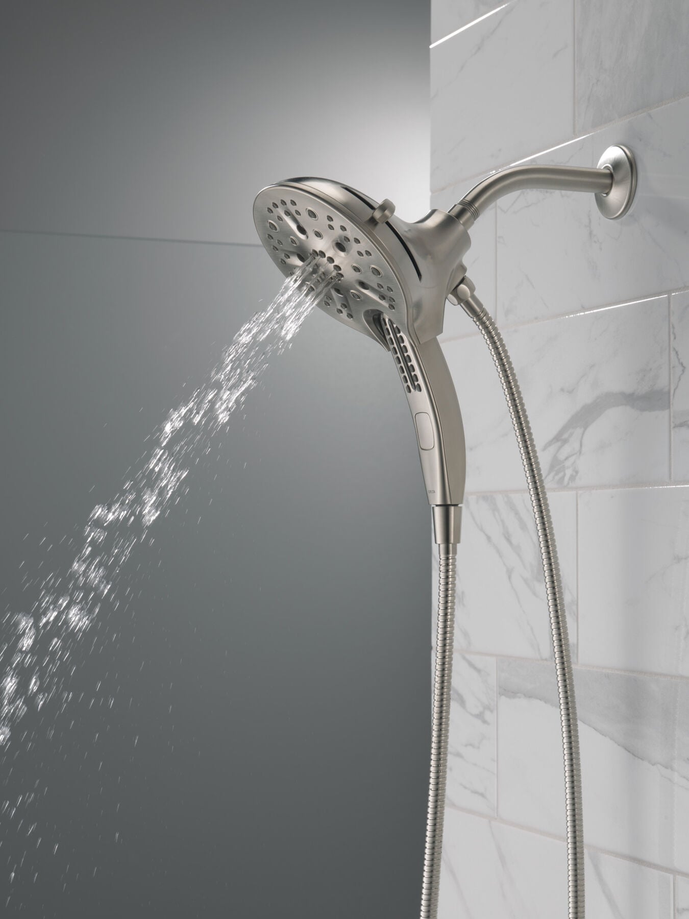 In2ition&reg; H<sub>2</sub>Okinetic&reg; 5-Setting Two-in-One Shower
