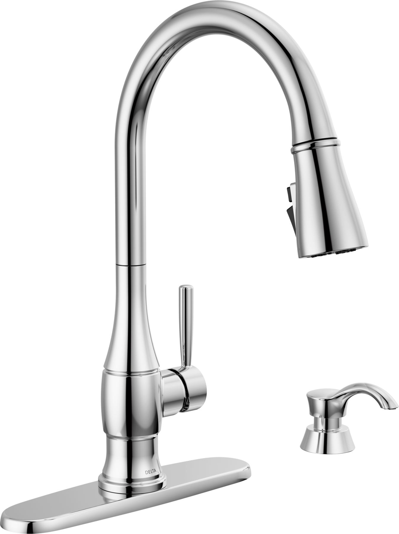 Pull-Down Kitchen Faucet w/Soap (Recertified)