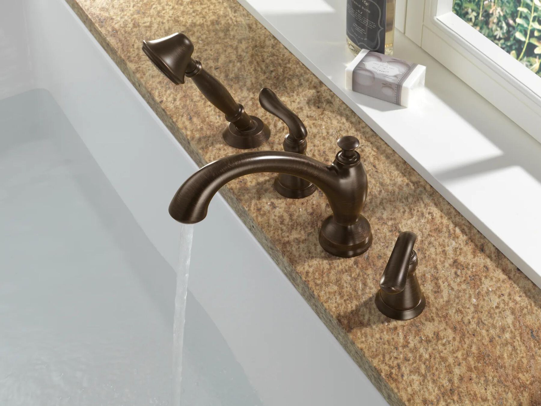 Roman Tub with Hand Shower Trim (Recertified)