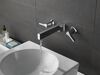 Two Handle Wall Mount Bathroom Faucet Trim