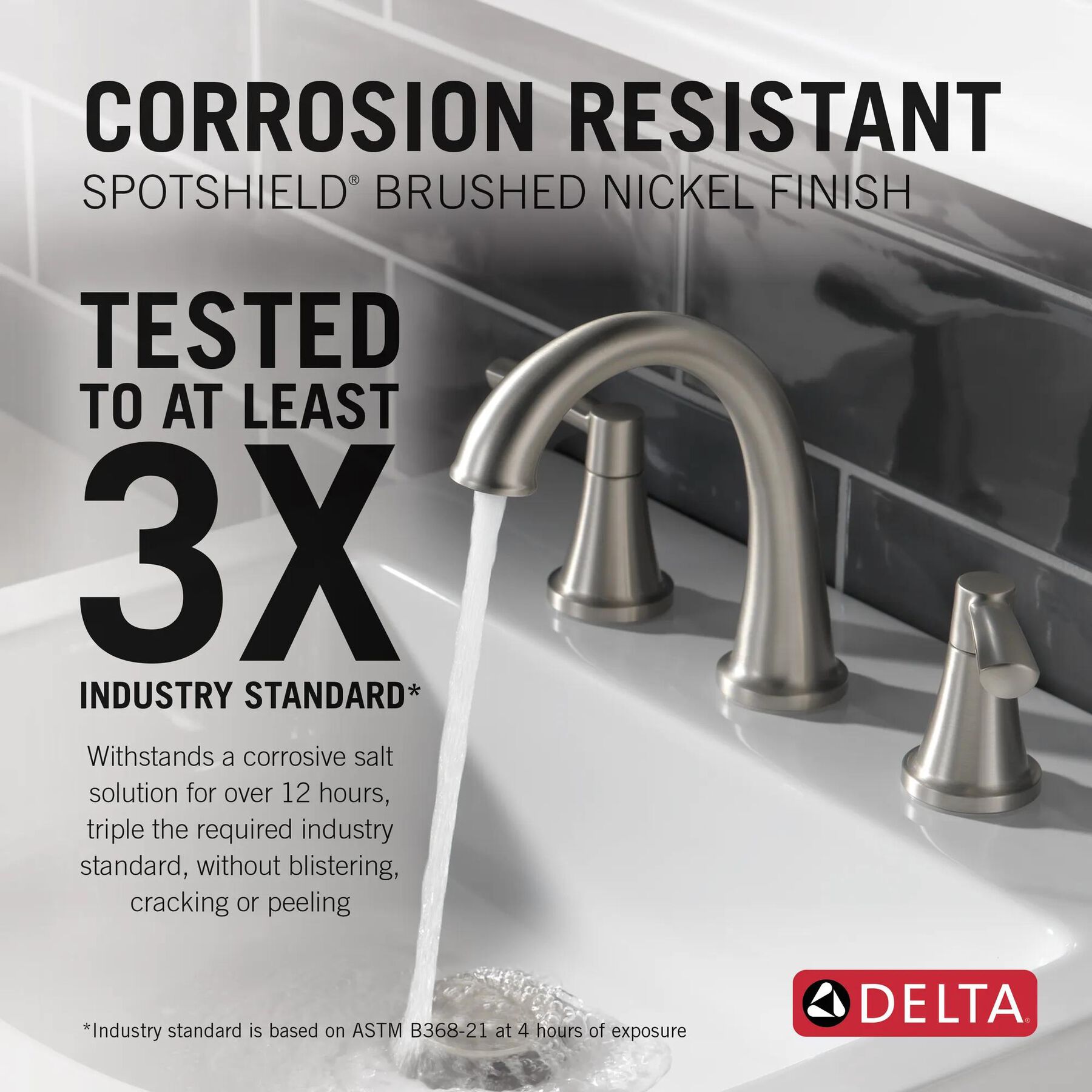 Two Handle Widespread Bathroom Faucet