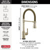 Touch<sub>2</sub>O&reg; Technology Kitchen Faucet with Touchless Technology